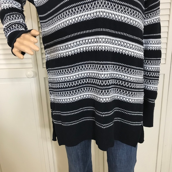 Great Condition Vince Striped Tunic Cotton Sweater Small - Picture 4 of 12